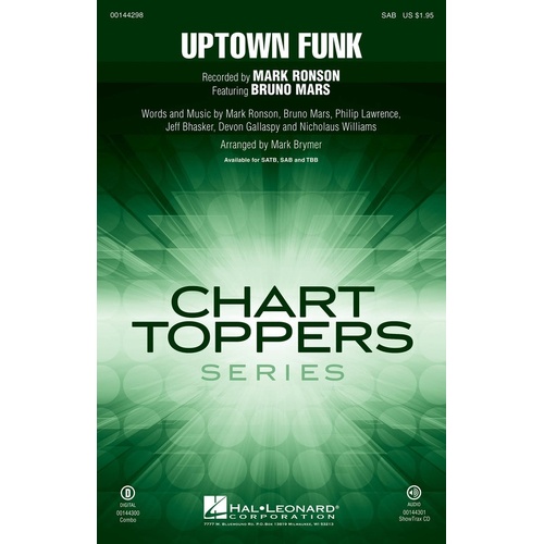 Uptown Funk SAB (Octavo)