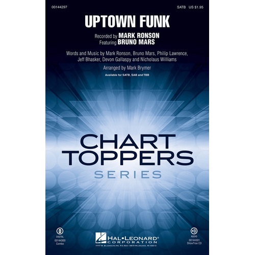 Uptown Funk ShowTrax CD (CD Only)