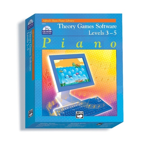 Alfred's Basic Piano Library (ABPL) Theory Games Levels 3-5 CD Rom