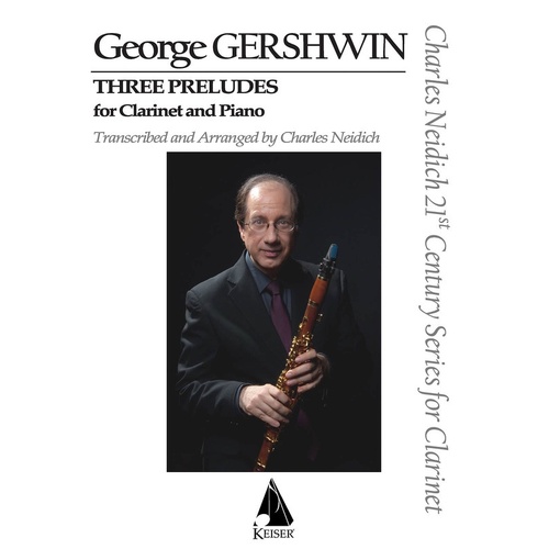 Gershwin - 3 Preludes Clarinet/Piano Arr Neidich (Pod) (Softcover Book)