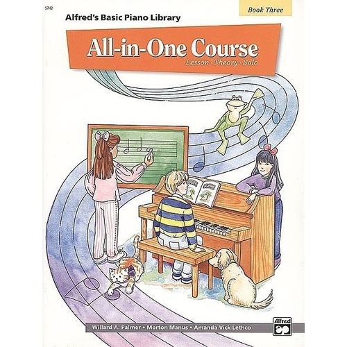 ABPL All-in-one Course Piano Book 3 Tuition Alfred's Basic Lesson