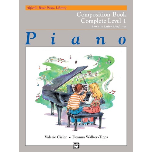Alfred's Basic Piano Library (ABPL) Composition Book Complete 1