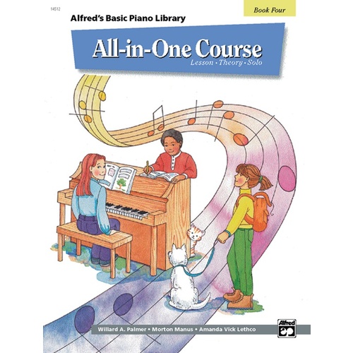Alfred's Basic Piano Library (ABPL) All-In-One Course Book 4 USA Edition