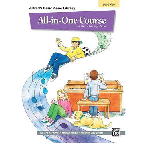 Alfred's Basic Piano Library (ABPL) All-In-One Course Book 5 USA Edition