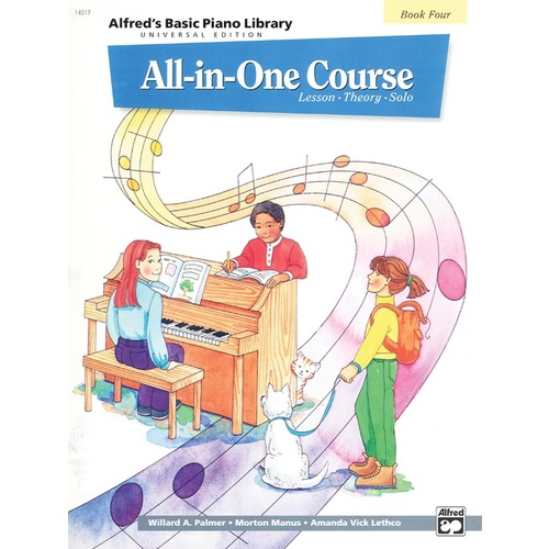 Alfred's Basic Piano Library (ABPL) All-In-One Course Book 4 Universal Edition