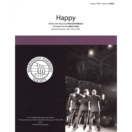 Happy TTBB A Cappella (Octavo)