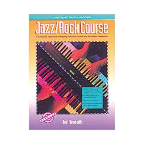 Alfred's Basic Adult Jazz/Rock Course Book with CD by Bert Konowitz