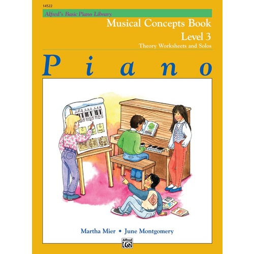 Alfred's Basic Piano Library (ABPL) Musical Concepts Book 3