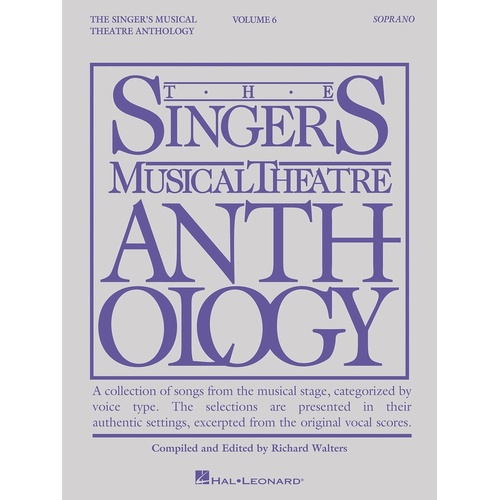 Singers Musical Theatre Anth V6 Soprano (Softcover Book)