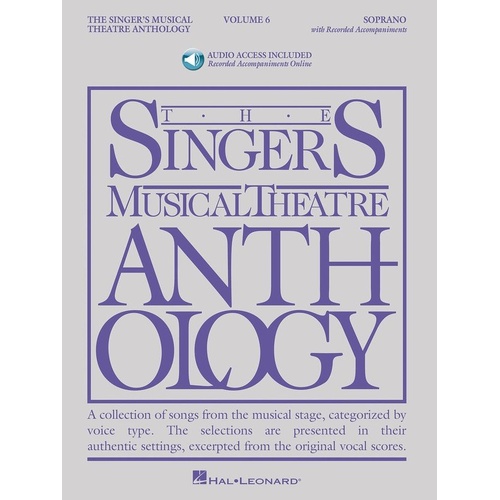 Singer's Musical Theatre Anthology Volume 6 Songbook