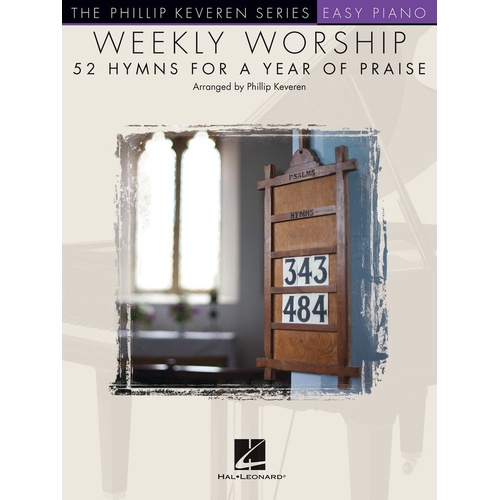 Weekly Worship 52 Hymns Year Of Praise Keveren Easy Piano (Softcover Book)