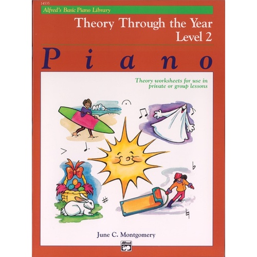 Alfred's Basic Piano Library (ABPL) Theory Through The Year Book 2