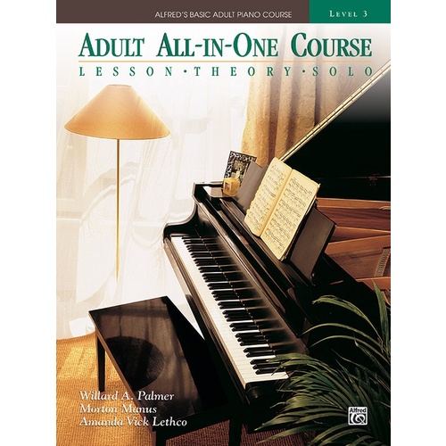 Alfred's Basic Piano Library (ABPL) Adult All-In-One Course Book 3
