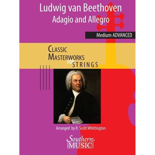 Adagio and Allegro for String Orchestra, Level 3.5, Transposed to D Major, Edited Version