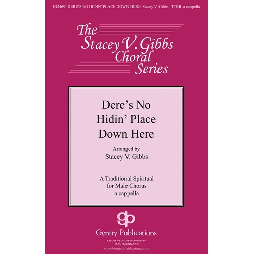 Deres No Hidin Place Down Here TTBB A Cappella (Octavo)