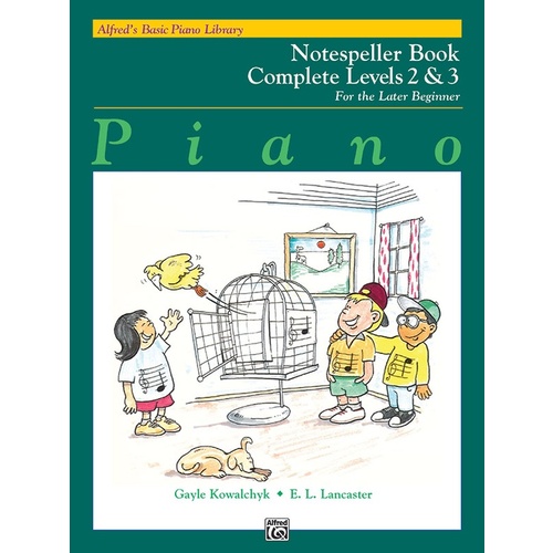 Alfred's Basic Piano Library (ABPL) Notespeller Book Complete 2 & 3