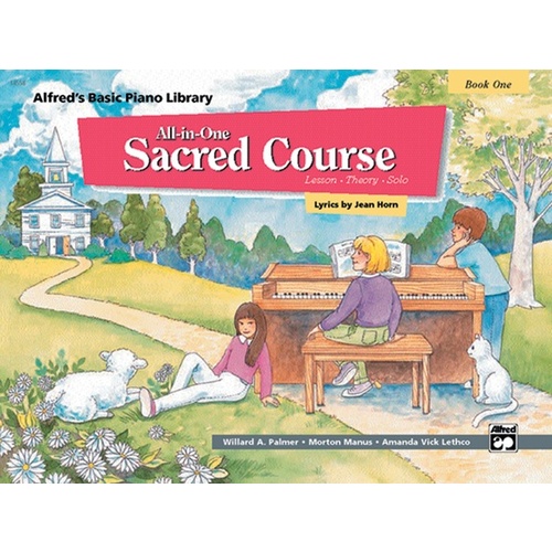 Alfred's Basic Piano Library (ABPL) All-In-One Sacred Course Book 1