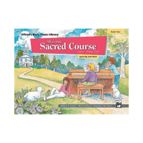 Alfred's Basic All-in-One Sacred Course Book 1 - Piano Sheet Music and Method Book