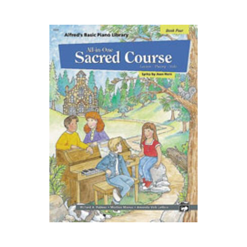Alfred's Basic All-in-One Sacred Course Book 3 - Piano Sheet Music and Method Book