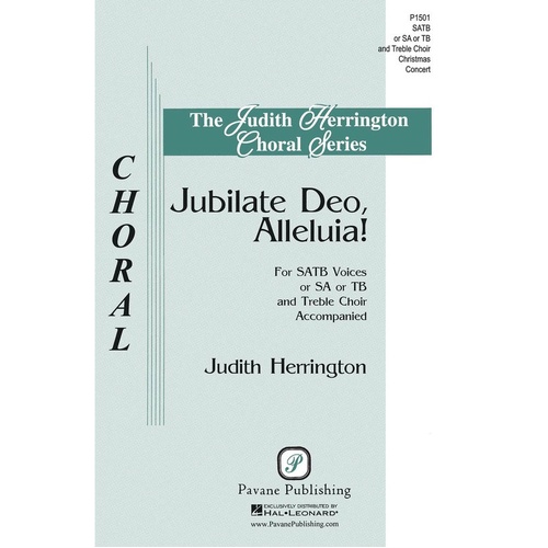 Jubilate Deo Alleluia! SATB/Treble Choir (Octavo)