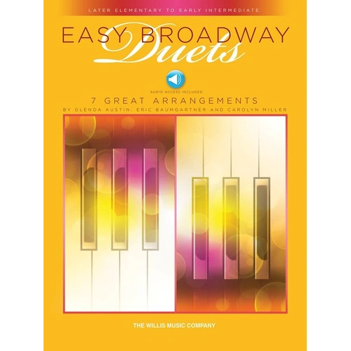 Easy Broadway Duets Piano Book by Willis Music