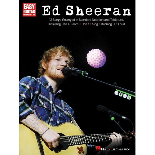 Ed Sheeran Easy Guitar Notes & Tab Songbook