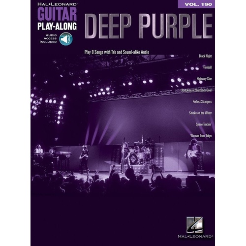 Deep Purple Guitar Play-Along V190 BK/OLA