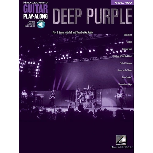 Deep Purple Guitar Play-Along V190 BK/OLA Songbook
