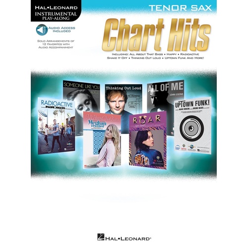 Chart Hits Tenor Sax Book/Online Audio (Softcover Book/Online Audio)