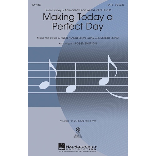 Making Today A Perfect Day SATB (Octavo)