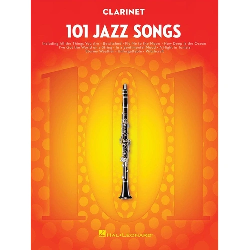 101 Jazz Songs for Clarinet by Hal Leonard, 104 Pages, Woodwind Category