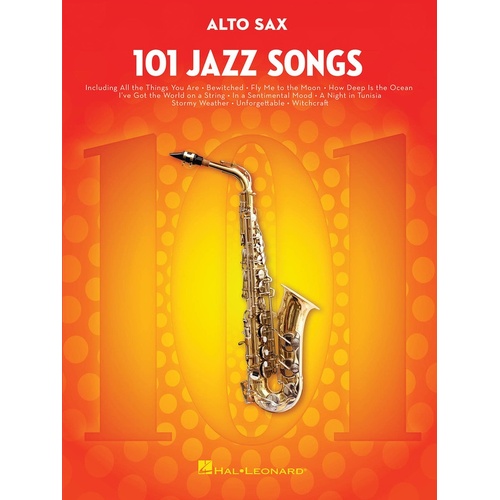101 Jazz Songs For Alto Sax (Softcover Book)