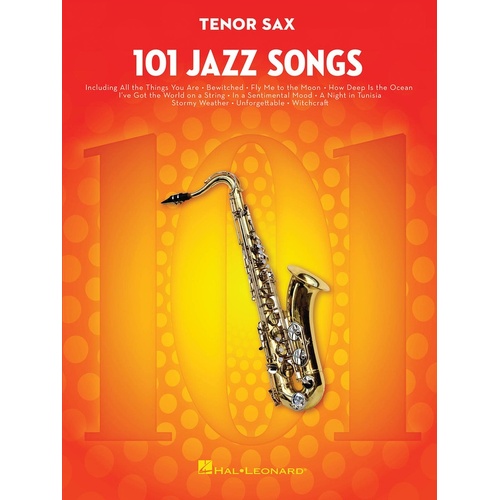 101 Jazz Songs For Tenor Sax (Softcover Book)