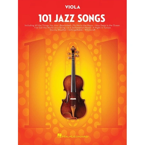 101 Jazz Songs for Viola by Hal Leonard
