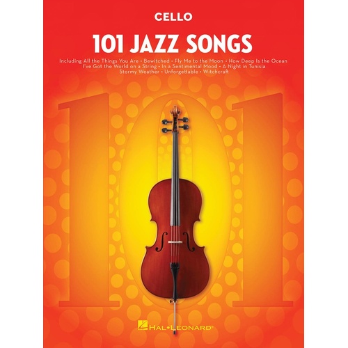 101 Jazz Songs For Cello (Softcover Book)