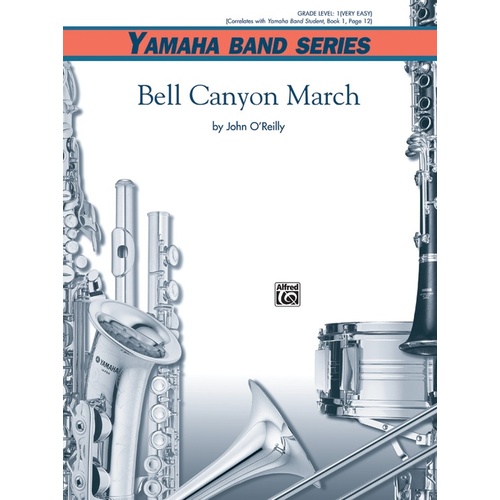 Bell Canyon March Concert Band Sheet Music Grade 1