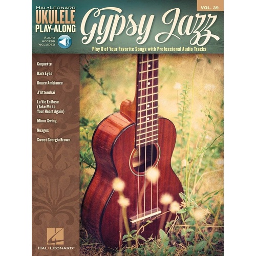 Gypsy Jazz Ukulele Play-Along V39 BK/OLA