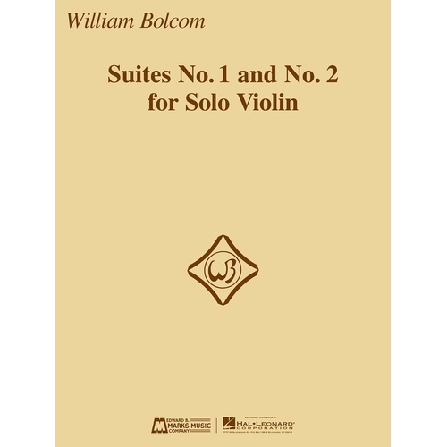 Suites No 1 and No 2 For Solo Violin (Softcover Book)