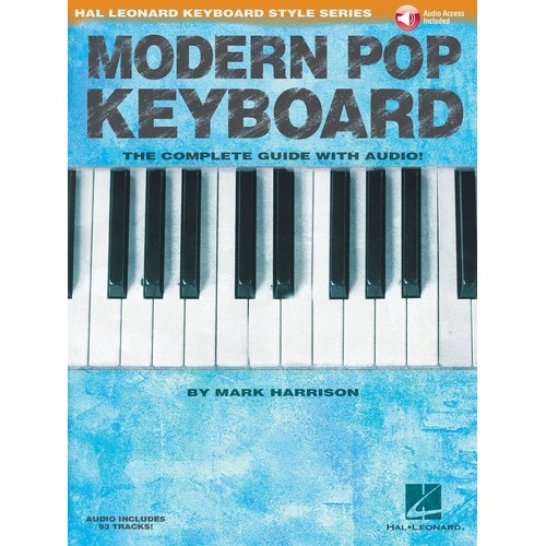 Modern Pop Keyboard Book by Hal Leonard - 64 Pages, Includes Online Audio and Playback+ Features
