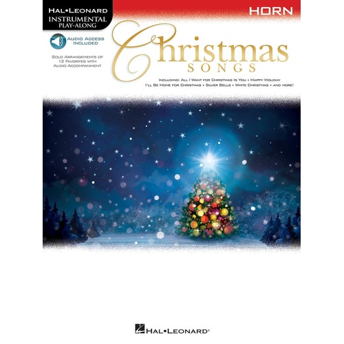 Christmas Songs Horn Book/Online Audio (Softcover Book/Online Audio)