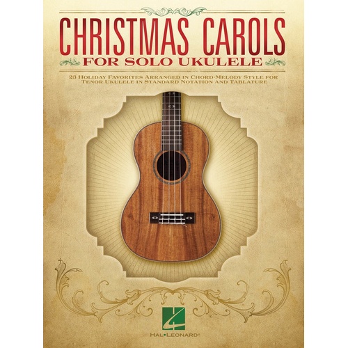 Christmas Carols For Solo Tenor Ukulele (Softcover Book)