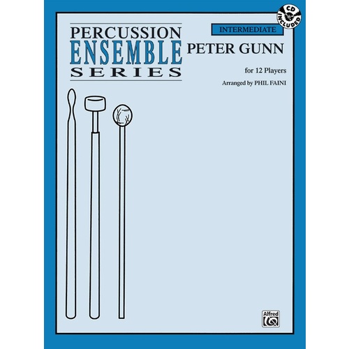Peter Gunn Arr Faini Percussion Ensemble W/CD