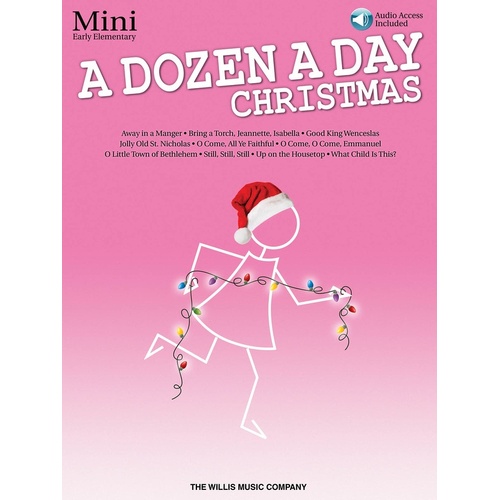 A Dozen A Day Christmas Songbook - Mini Book/Online Audio (Softcover Book/Online