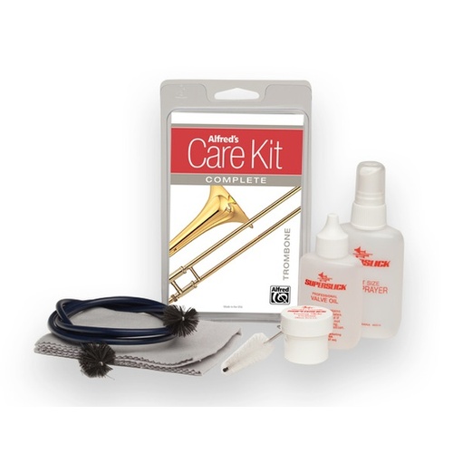 Alfred's Care Kit Complete For Trombone Inc. Slide Oil & Grease, Cloth