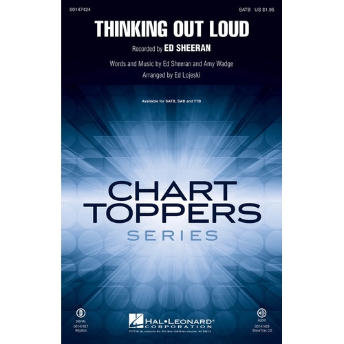 Thinking Out Loud SATB (Octavo)