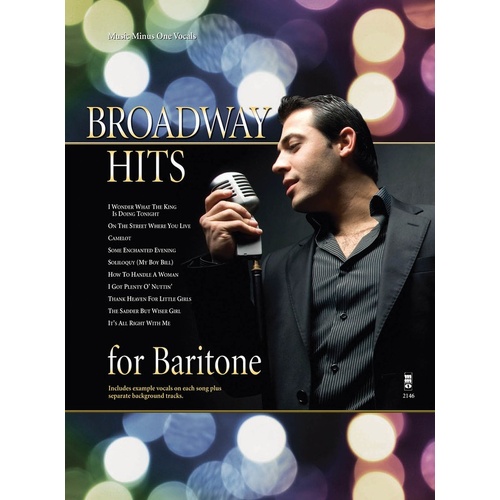 Broadway Hits For Baritone Book/CD 