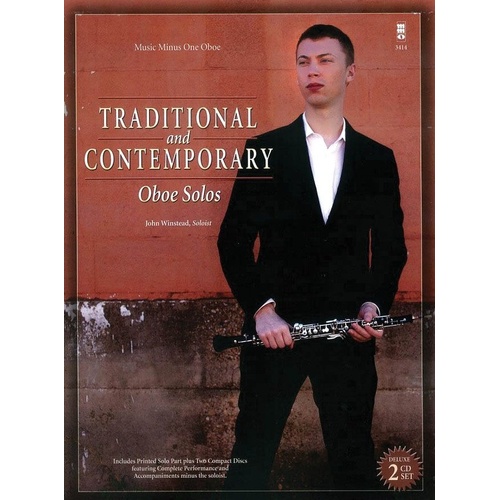Traditional and Contemporary Oboe Solos BK/CD by Music Minus One