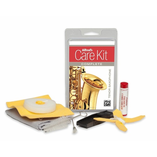 Alfred's Care Kit Complete For Tenor Saxophone  Inc. Swabs, Brush & Grease