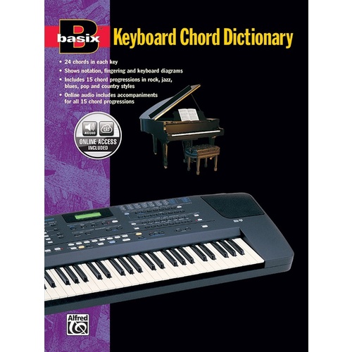 Basix Keyboard Chord Dictionary Book/CD