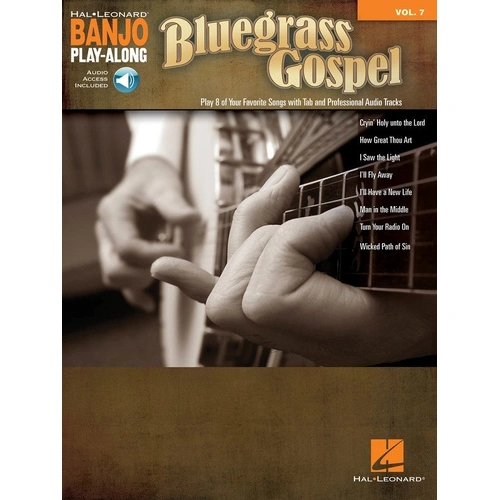 Bluegrass Gospel Banjo Play-Along V7 BK/OLA with Audio Tracks